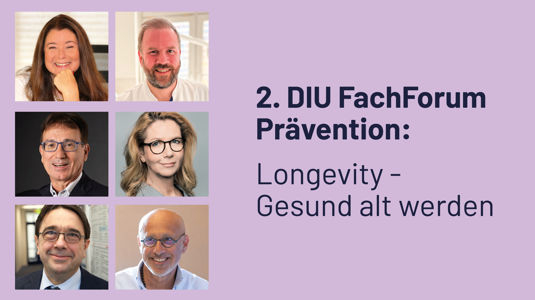 Sechs Referenten des Fachforum Prävention sind als Bild zu sehen.